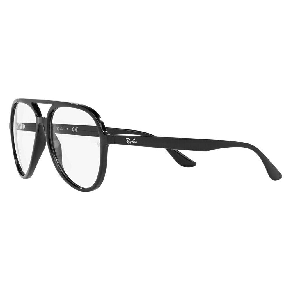 【アウトレット】度なし1.55レンズ交換+0円 レイバン メガネ フレーム RX4376VF 2000 57 Ray-Ban レイバン純正レンズ対応 パイロット ティアドロップ ダブルブリッジ 伊達眼鏡 メガネ メンズ レディース