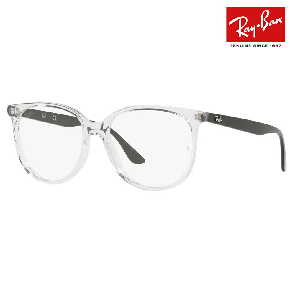 [Authorized Retailer] Non-prescription 1.55 lens replacement +0 yen Ray-Ban glasses frame RX4378VF 5943 54 Ray-Ban Ray-Ban genuine lens compatible Full fit model Round Wellington Fashion glasses Glasses for women 