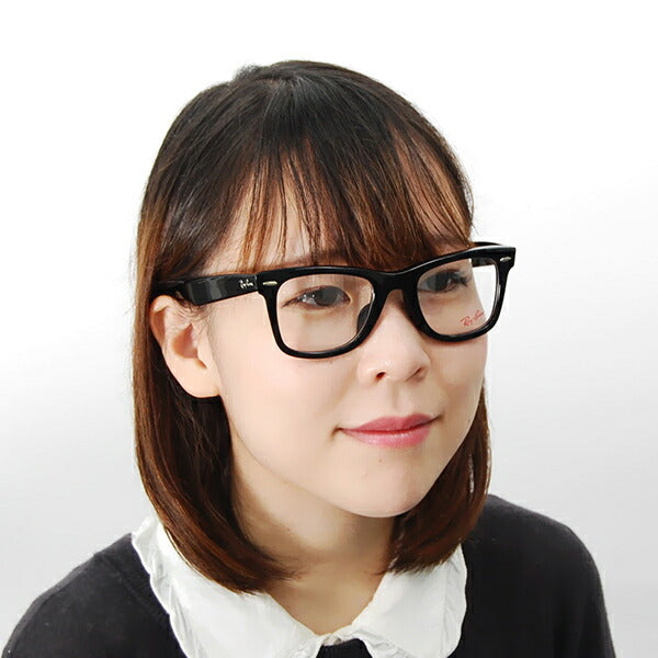 [Authorized Retailer] Ray-Ban Wayfarer Glasses Frame Sunglasses Photochromic Lens Set RX5121F 2000 50 Ray-Ban Full Fit Model 