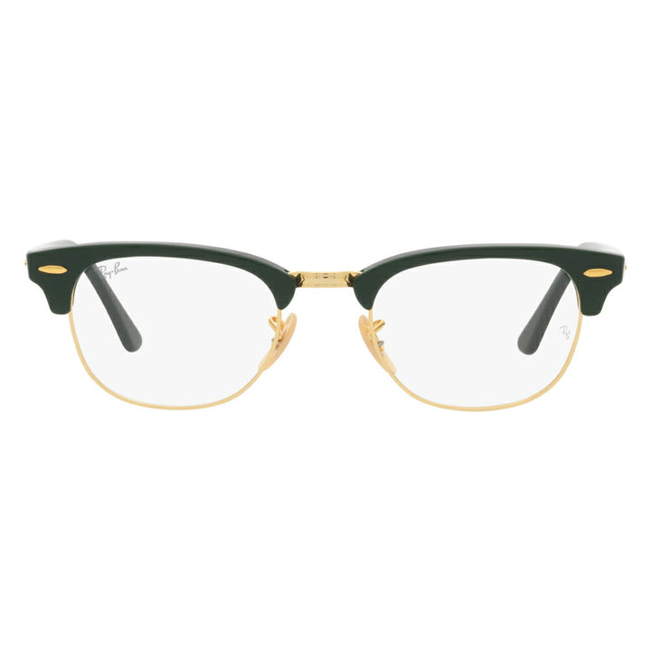 [Authentic Retailer] Non-prescription 1.55 lens replacement +0 yen Ray-Ban glasses frame RX5154 8233 49 51 Ray-Ban Ray-Ban genuine lens compatible CLUBMASTER Clubmaster Metal Thermont Brow Fashion glasses Eyeglasses 