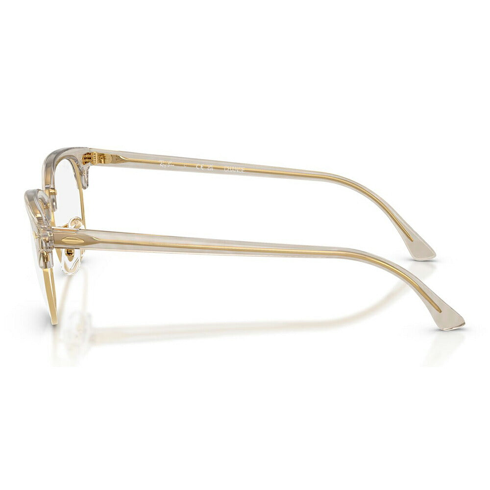 【正規品販売店】度なし1.55レンズ交換+0円 レイバン メガネ フレーム RX5154 8291 51 53 Ray-Ban レイバン純正レンズ対応 CLUBMASTER クラブマスター メタル サーモント ブロー 紫外線 伊達メガネ 眼鏡
