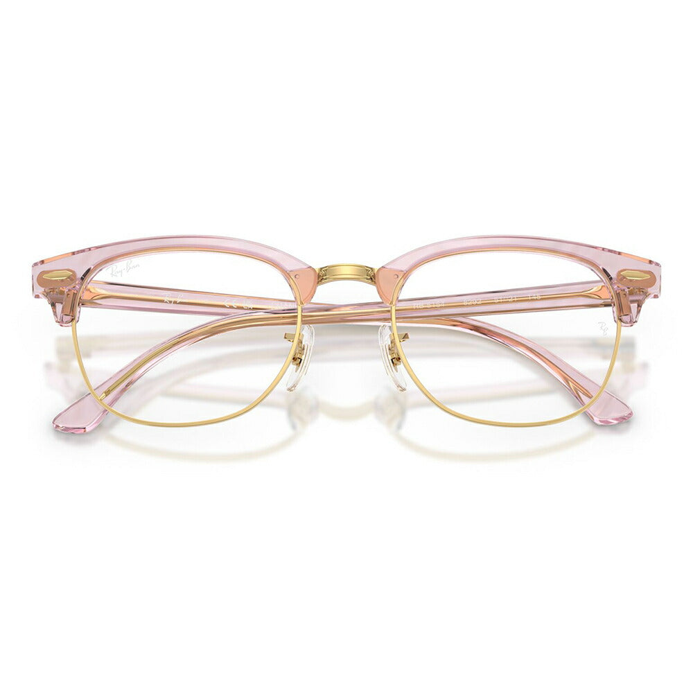 【正規品販売店】度なし1.55レンズ交換+0円 レイバン メガネ フレーム RX5154 8292 51 53 Ray-Ban レイバン純正レンズ対応 CLUBMASTER クラブマスター メタル サーモント ブロー 紫外線 伊達メガネ 眼鏡
