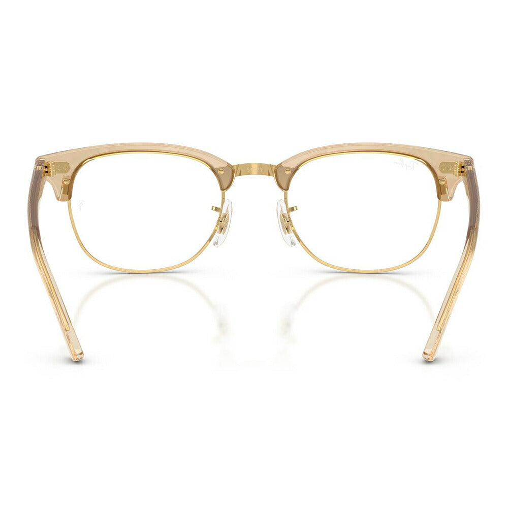 【正規品販売店】度なし1.55レンズ交換+0円 レイバン メガネ フレーム RX5154 8294 51 53 Ray-Ban レイバン純正レンズ対応 CLUBMASTER クラブマスター メタル サーモント ブロー 紫外線 伊達メガネ 眼鏡