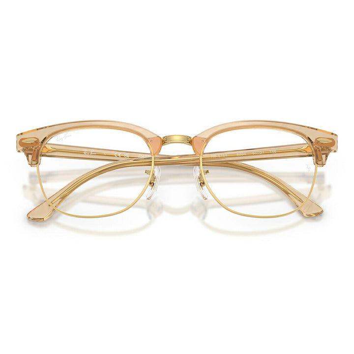 【正規品販売店】度なし1.55レンズ交換+0円 レイバン メガネ フレーム RX5154 8294 51 53 Ray-Ban レイバン純正レンズ対応 CLUBMASTER クラブマスター メタル サーモント ブロー 紫外線 伊達メガネ 眼鏡