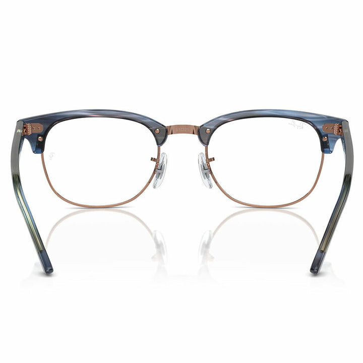 【正規品販売店】度なし1.55レンズ交換+0円 レイバン メガネ フレーム RX5154 8374 51 53 Ray-Ban レイバン純正レンズ対応 CLUBMASTER クラブマスター メタル サーモント ブロー 伊達メガネ 眼鏡