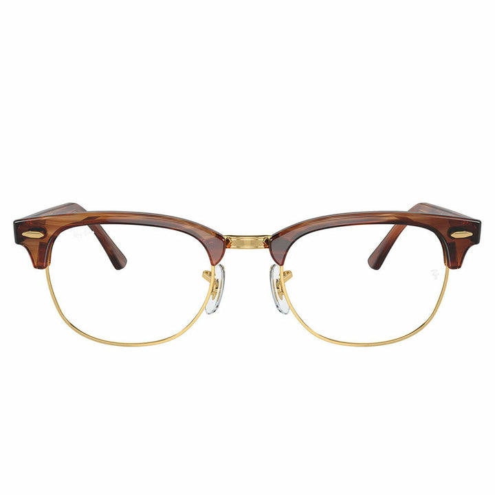 【正規品販売店】度なし1.55レンズ交換+0円 レイバン メガネ フレーム RX5154 8375 51 53 Ray-Ban レイバン純正レンズ対応 CLUBMASTER クラブマスター メタル サーモント ブロー 伊達メガネ 眼鏡