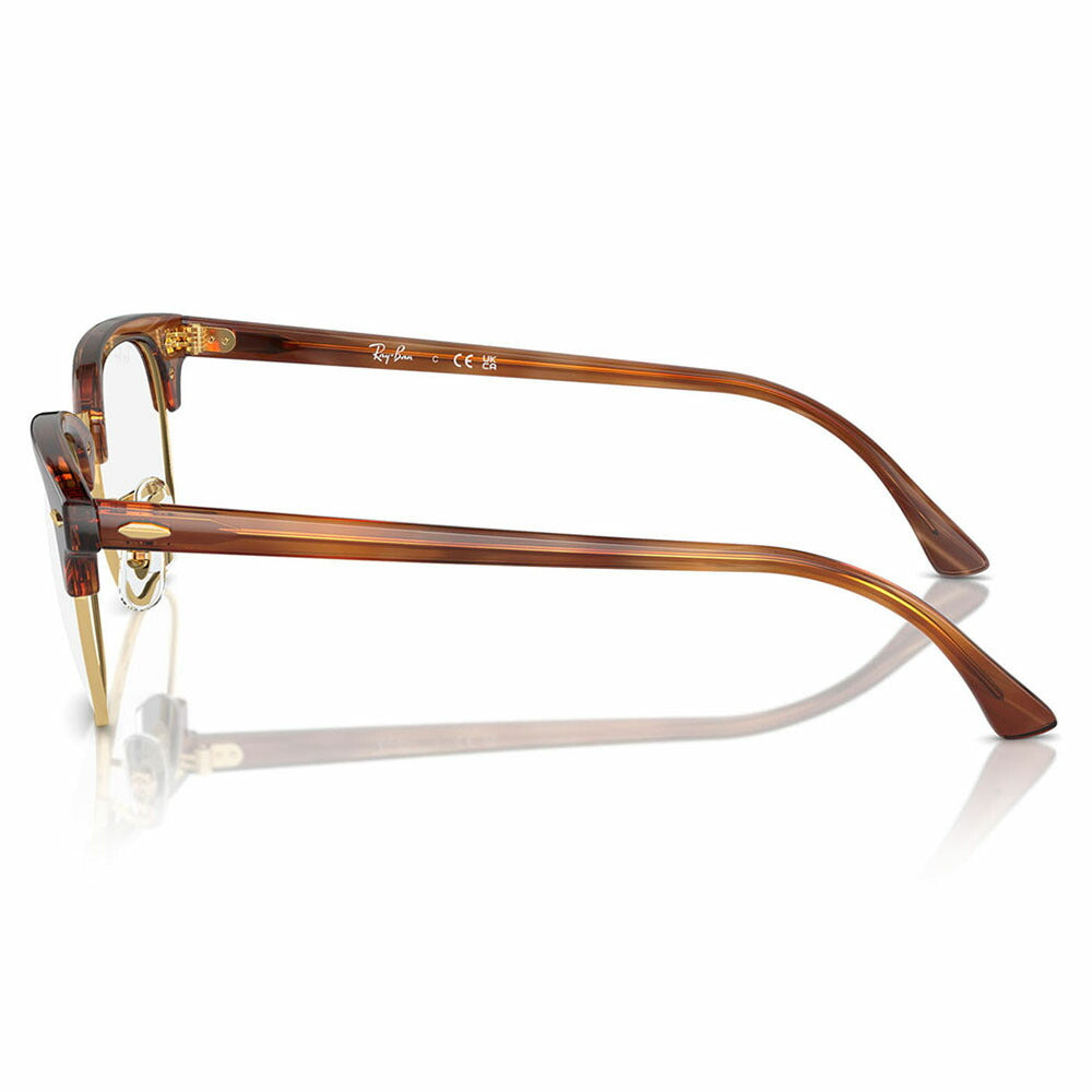 【正規品販売店】度なし1.55レンズ交換+0円 レイバン メガネ フレーム RX5154 8375 51 53 Ray-Ban レイバン純正レンズ対応 CLUBMASTER クラブマスター メタル サーモント ブロー 伊達メガネ 眼鏡