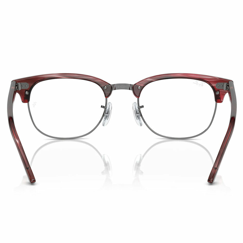 【正規品販売店】度なし1.55レンズ交換+0円 レイバン メガネ フレーム RX5154 8376 51 53 Ray-Ban レイバン純正レンズ対応 CLUBMASTER クラブマスター メタル サーモント ブロー 伊達メガネ 眼鏡