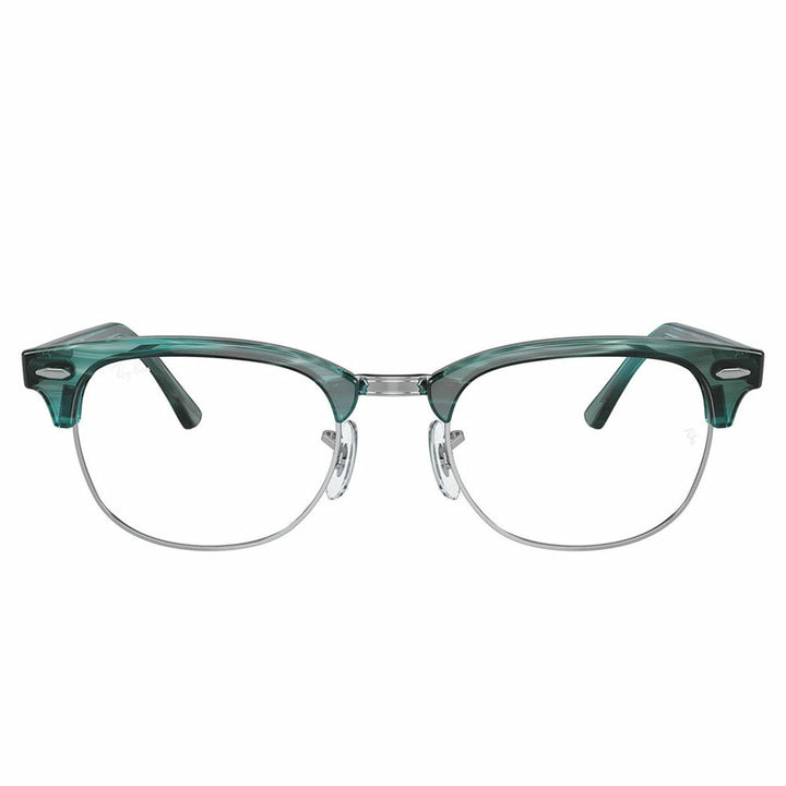【正規品販売店】度なし1.55レンズ交換+0円 レイバン メガネ フレーム RX5154 8377 51 53 Ray-Ban レイバン純正レンズ対応 CLUBMASTER クラブマスター メタル サーモント ブロー 伊達メガネ 眼鏡