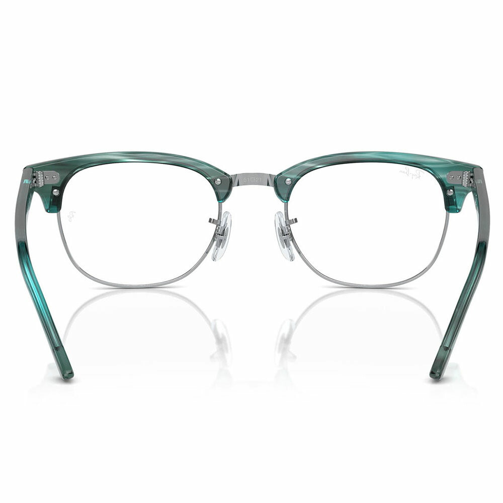 【正規品販売店】度なし1.55レンズ交換+0円 レイバン メガネ フレーム RX5154 8377 51 53 Ray-Ban レイバン純正レンズ対応 CLUBMASTER クラブマスター メタル サーモント ブロー 伊達メガネ 眼鏡