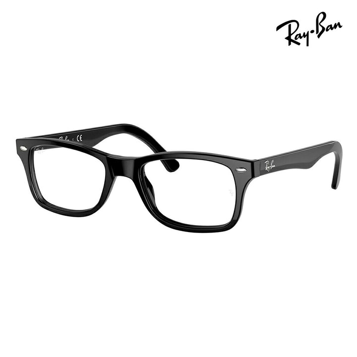 【アウトレット】度なし1.55レンズ交換+0円 レイバン メガネ フレーム RX5228 2000 55 Ray-Ban スクエア セル メンズ レディース