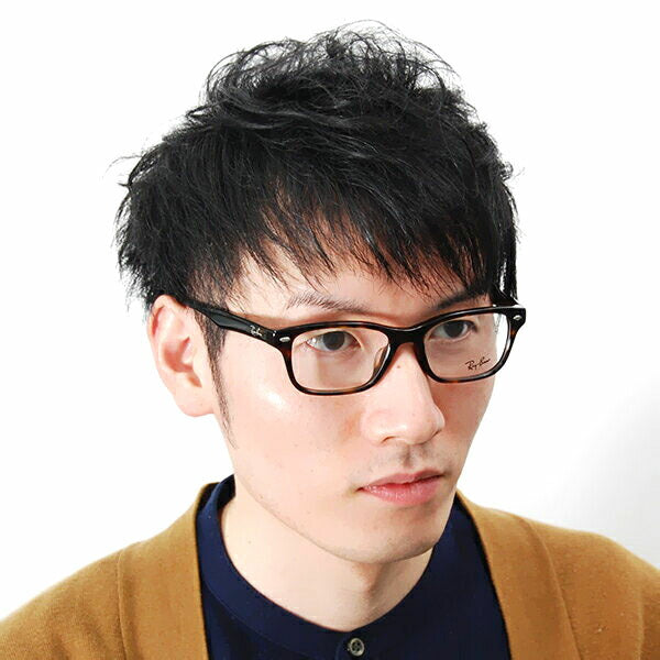 【正规品贩售店】reiban メガネ furemu ブルーraitokattorenzusetto RX5345D 2012 53 Ray-Ban アジアンィット PCメガネ 度付き対応可