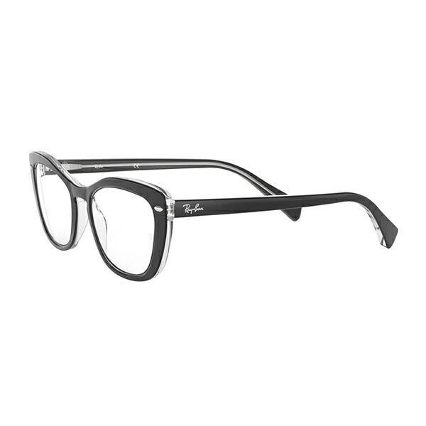 【アウトレット】度なし1.55レンズ交換+0円 レイバン メガネ フレーム RX5366 2034 52 Ray-Ban レイバン純正レンズ対応 FOX フォックス CAT EYE<br>