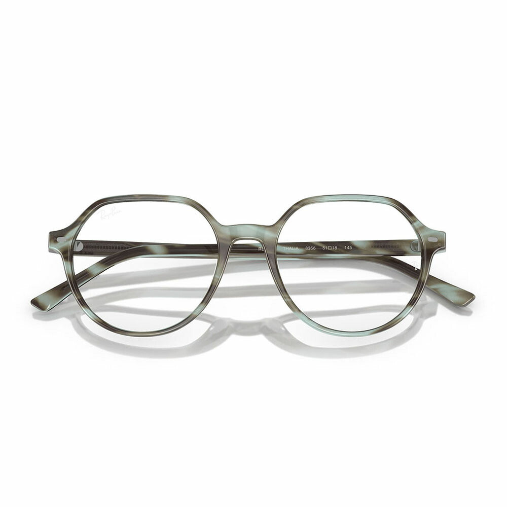 【正規品販売店】度なし1.55レンズ交換+0円 レイバン メガネ フレーム RX5395 8356 49 51 Ray-Ban レイバン純正レンズ対応 THALIA タリア ラウンド ボストン