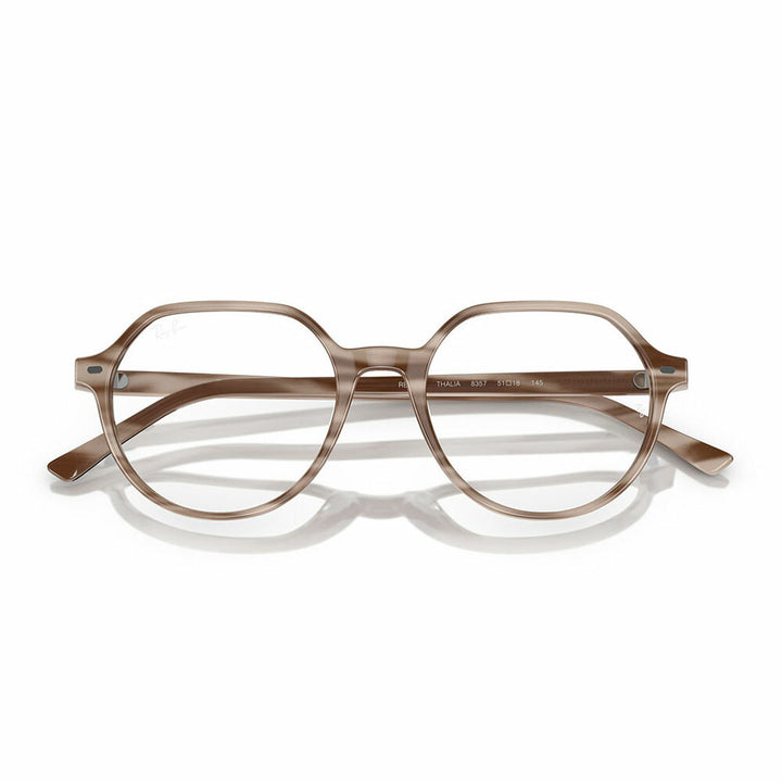 【正規品販売店】度なし1.55レンズ交換+0円 レイバン メガネ フレーム RX5395 8357 49 51 Ray-Ban レイバン純正レンズ対応 THALIA タリア ラウンド ボストン