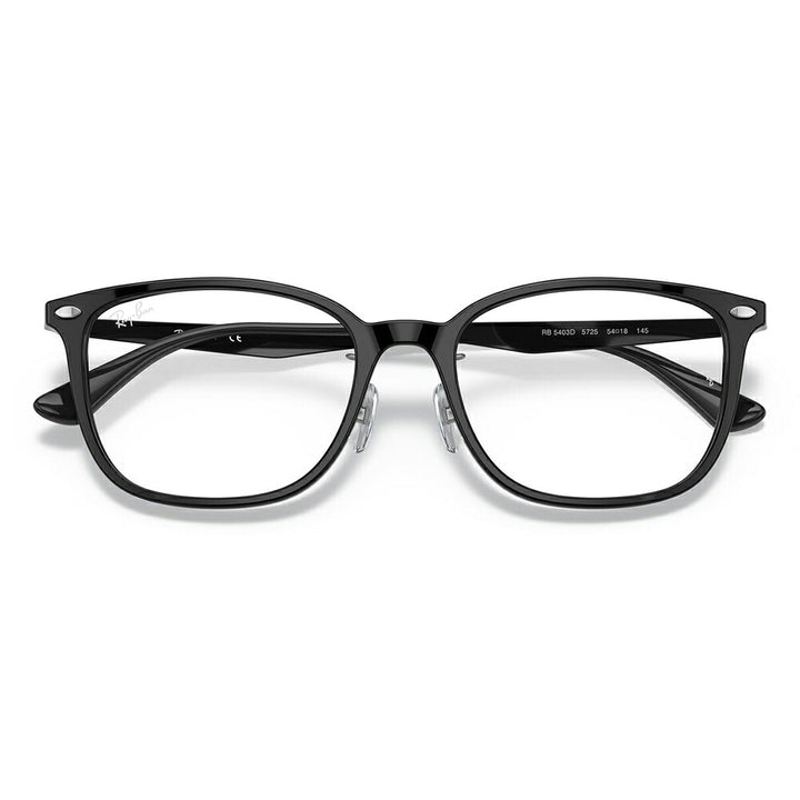【正規品販売店】度なし1.55レンズ交換+0円 レイバン メガネ フレーム RX5403D 5725 54 Ray-Ban レイバン純正レンズ対応 スクエア コンビ  ユニセックス アジアンデザイン 伊達眼鏡 メガネ