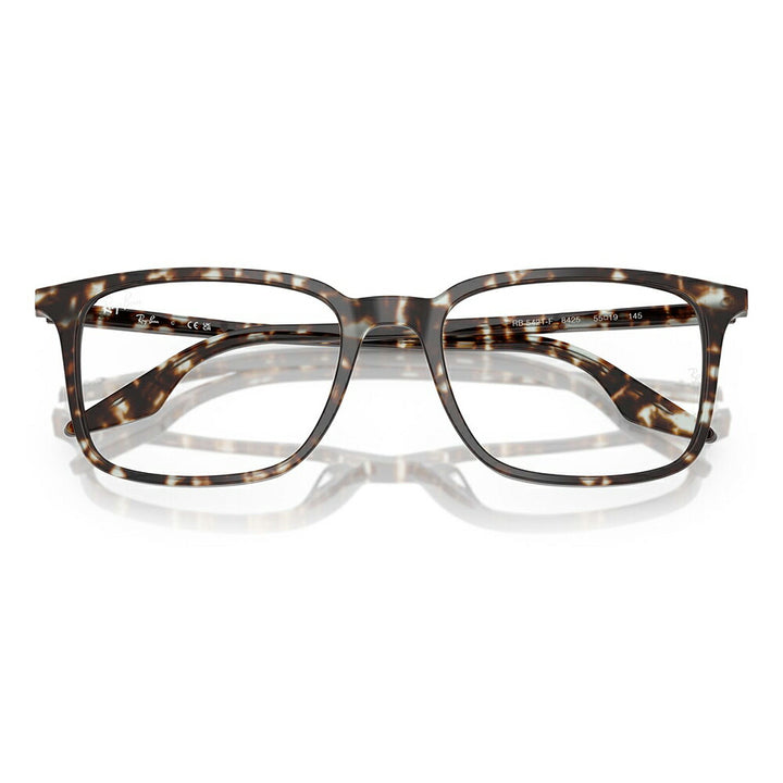 【正規品販売店】度なし1.55レンズ交換+0円 レイバン メガネ フレーム RX5421F 8425 55 Ray-Ban レイバン純正レンズ対応 スクエア ウェリントン フルフィットモデル スリムアセテート メンズ レディース 伊達メガネ 眼鏡