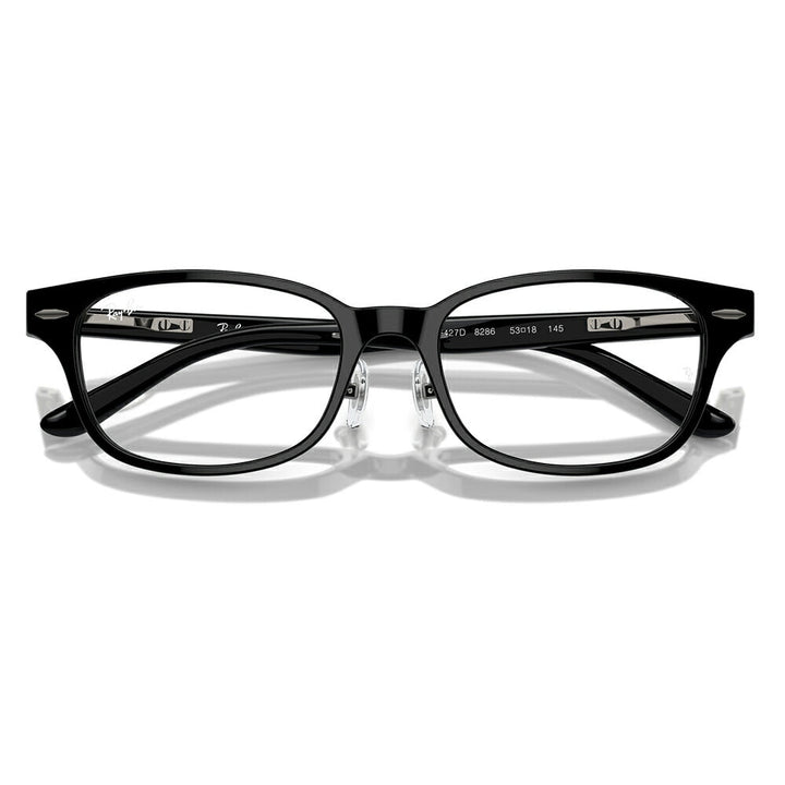 【アウトレット】度なし1.55レンズ交換+0円 レイバン メガネ フレーム RX5427D 8286 54 Ray-Ban スクエア ユニセックス セル アジアンフィット  伊達メガネ 眼鏡