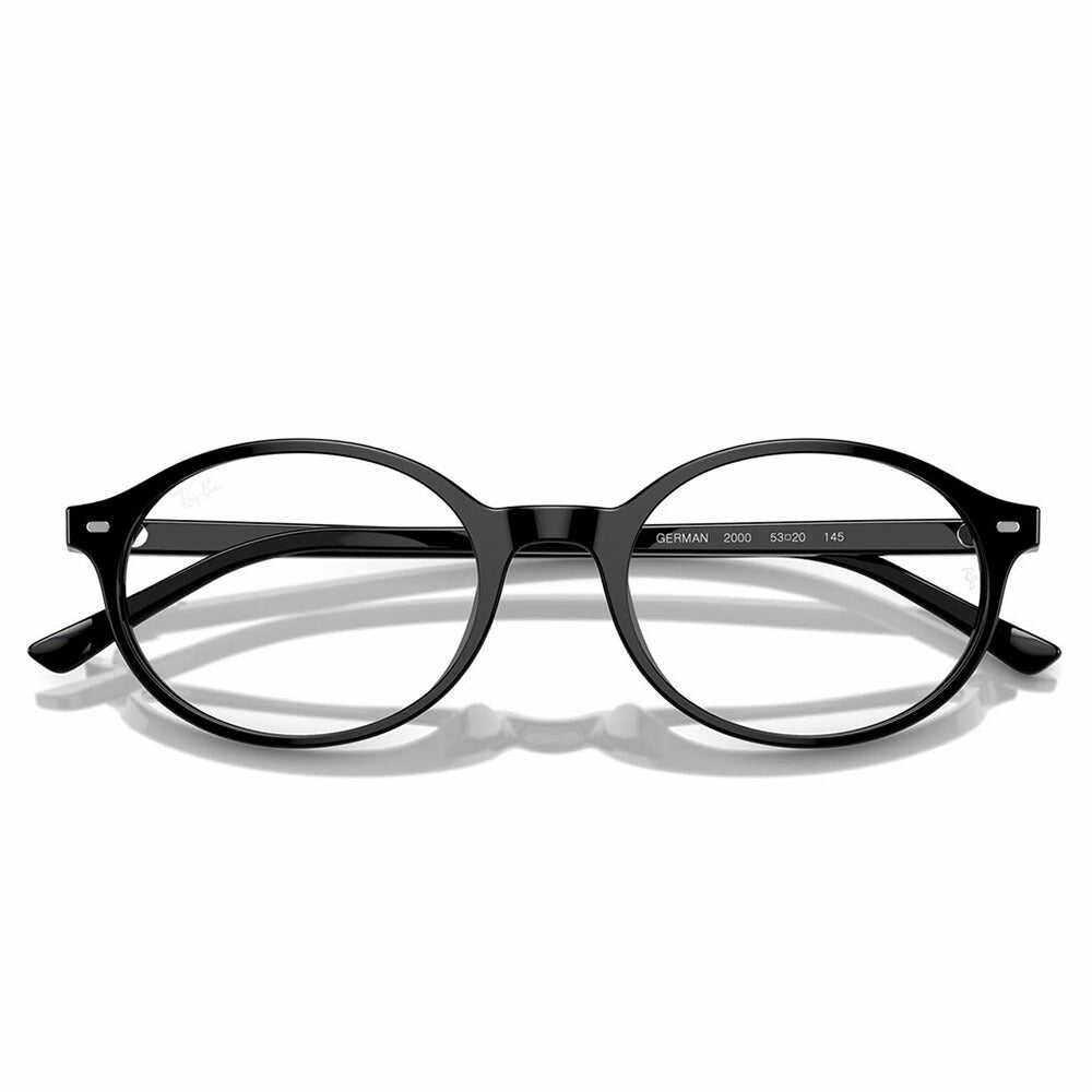 【正規品販売店】度なし1.55レンズ交換+0円 レイバン メガネ フレーム RX5429 2000 51 53 Ray-Ban レイバン純正レンズ対応 German オーバル セル ユニセックス