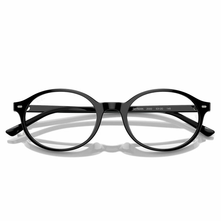 【正規品販売店】度なし1.55レンズ交換+0円 レイバン メガネ フレーム RX5429 2000 51 53 Ray-Ban レイバン純正レンズ対応 German オーバル セル ユニセックス