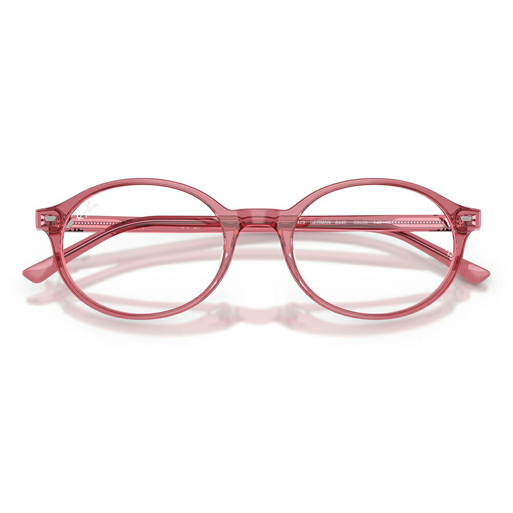 【正規品販売店】度なし1.55レンズ交換+0円 レイバン メガネ フレーム RX5429 8440 51 53 Ray-Ban レイバン純正レンズ対応 German オーバル セル ユニセックス
