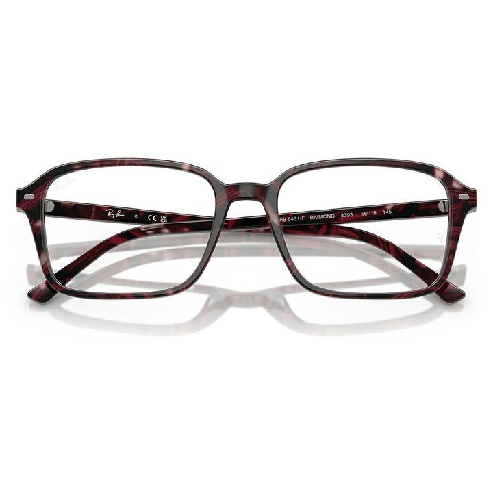 【正規品販売店】度なし1.55レンズ交換+0円 レイバン メガネ フレーム RX5431F 8393 54 Ray-Ban レイバン純正レンズ対応 RAIMOND レイモンド スクエア フルフィットモデル セル ユニセックス