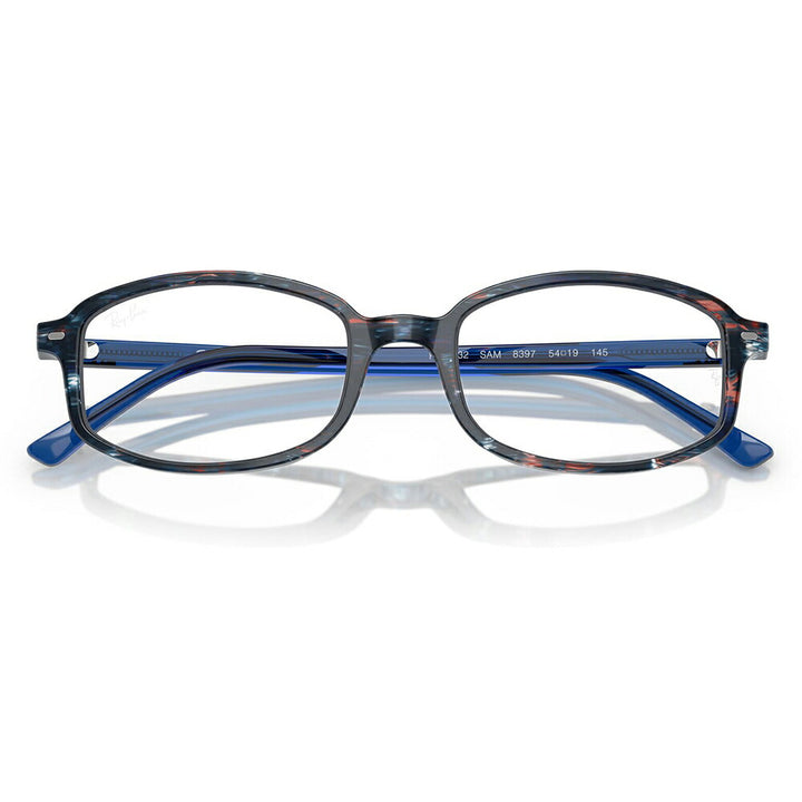 【正規品販売店】度なし1.55レンズ交換+0円 レイバン メガネ フレーム RX5432 8397 52 54 Ray-Ban レイバン純正レンズ対応 Sam サム スクエア セル ユニセックス