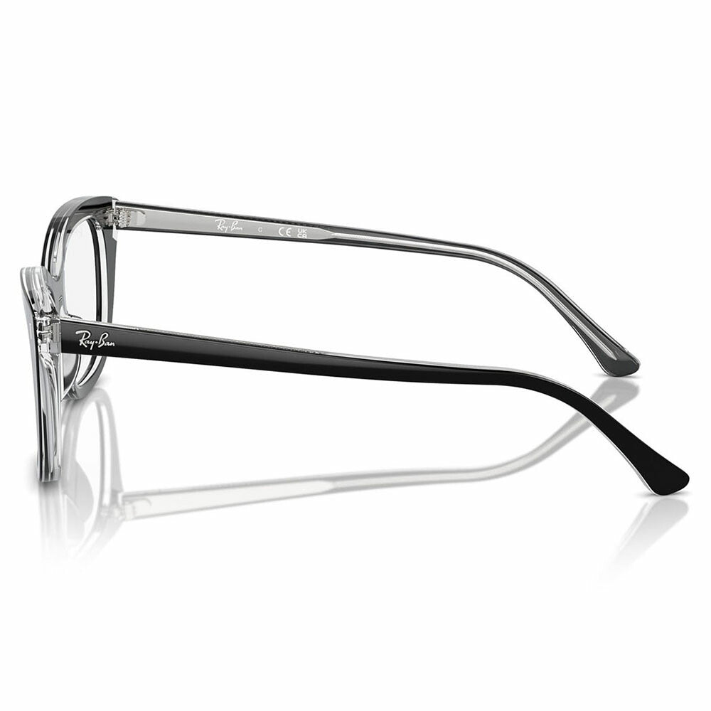 【正規品販売店】度なし1.55レンズ交換+0円 レイバン メガネ フレーム RX5433 2034 50 52 Ray-Ban ハイブリッジフィット ウェリントン