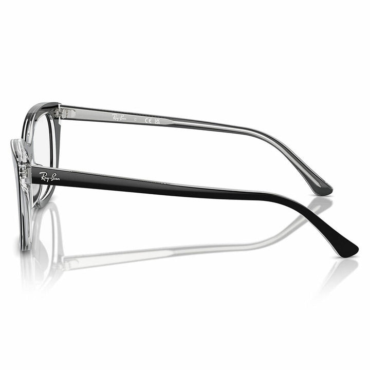 【正規品販売店】度なし1.55レンズ交換+0円 レイバン メガネ フレーム RX5433 2034 50 52 Ray-Ban ハイブリッジフィット ウェリントン