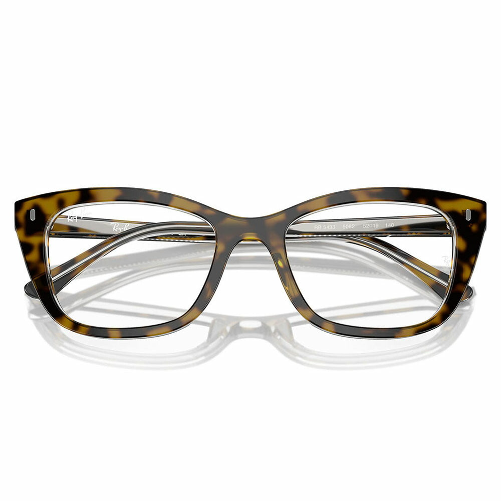 【正規品販売店】度なし1.55レンズ交換+0円 レイバン メガネ フレーム RX5433 5082 50 52 Ray-Ban ハイブリッジフィット ウェリントン