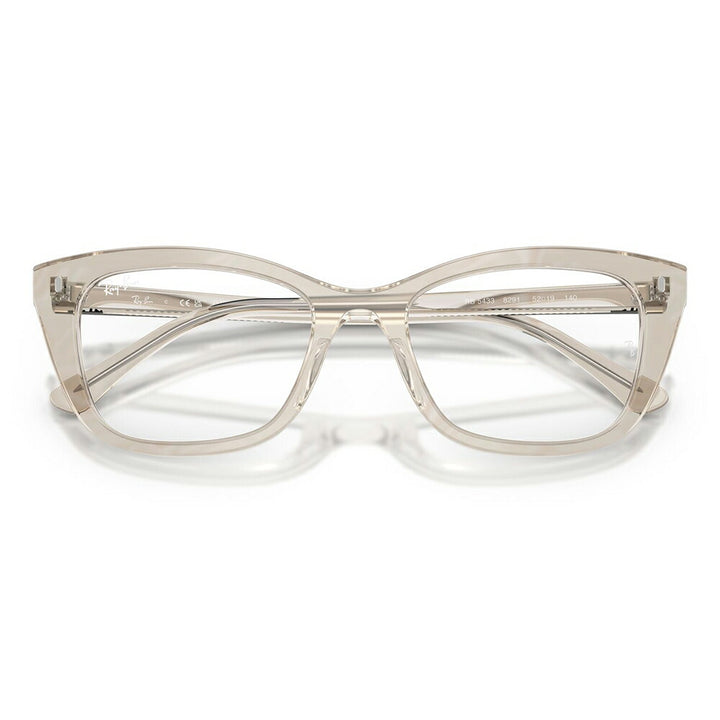 【正規品販売店】度なし1.55レンズ交換+0円 レイバン メガネ フレーム RX5433 8291 50 52 Ray-Ban ハイブリッジフィット ウェリントン 紫外線