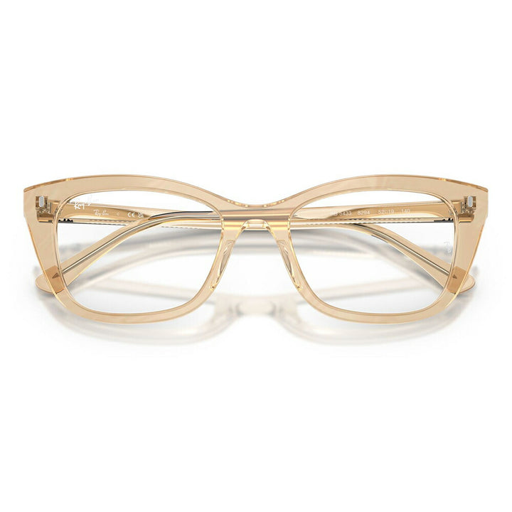 【正規品販売店】度なし1.55レンズ交換+0円 レイバン メガネ フレーム RX5433 8294 50 52 Ray-Ban ハイブリッジフィット ウェリントン 紫外線