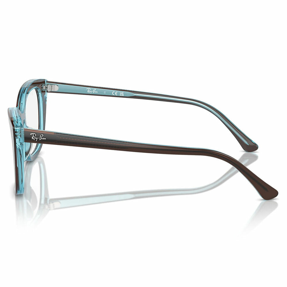 【正規品販売店】度なし1.55レンズ交換+0円 レイバン メガネ フレーム RX5433 8366 50 52 Ray-Ban ハイブリッジフィット ウェリントン