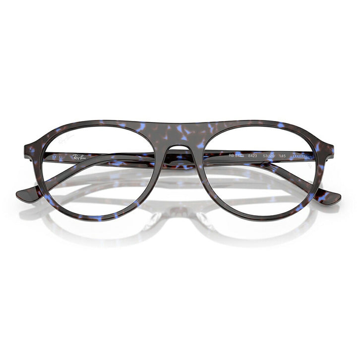 【正規品販売店】度なし1.55レンズ交換+0円 レイバン メガネ フレーム RX5441 8424 51 53 Ray-Ban レイバン純正レンズ対応 パイロット ブロー アセテート ユニセックス