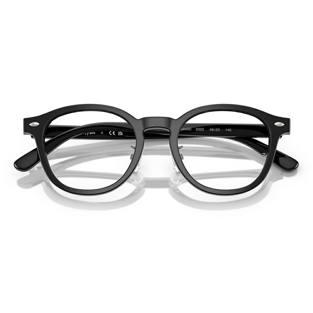 【正規品販売店】度なし1.55レンズ交換+0円 レイバン メガネ フレーム RX5443D 2000 49 Ray-Ban レイバン純正レンズ対応 JAPAN COLLECTION ジャパンコレクション エントリーモデル ボストン スクエア アジアンデザイン ユニセックス 眼鏡 伊達メガネ