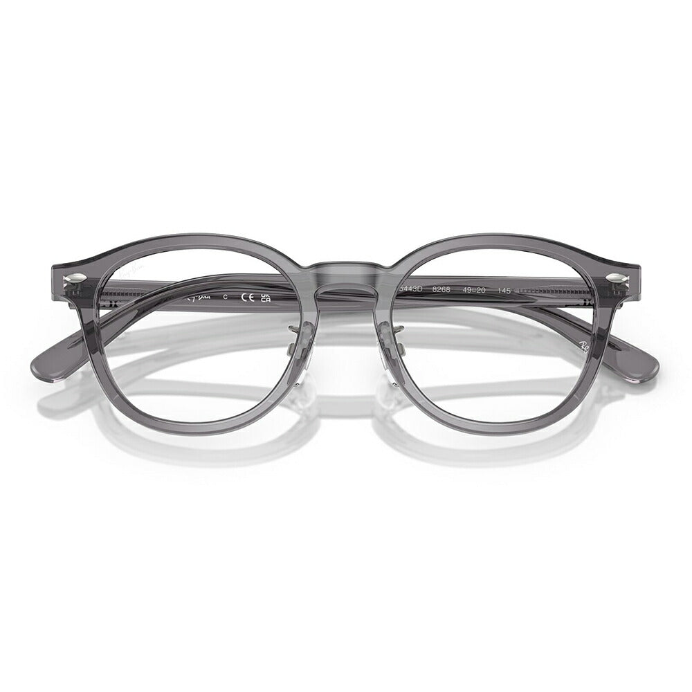 【正規品販売店】度なし1.55レンズ交換+0円 レイバン メガネ フレーム RX5443D 8268 49 Ray-Ban レイバン純正レンズ対応 JAPAN COLLECTION ジャパンコレクション エントリーモデル ボストン スクエア アジアンデザイン ユニセックス 眼鏡 伊達メガネ