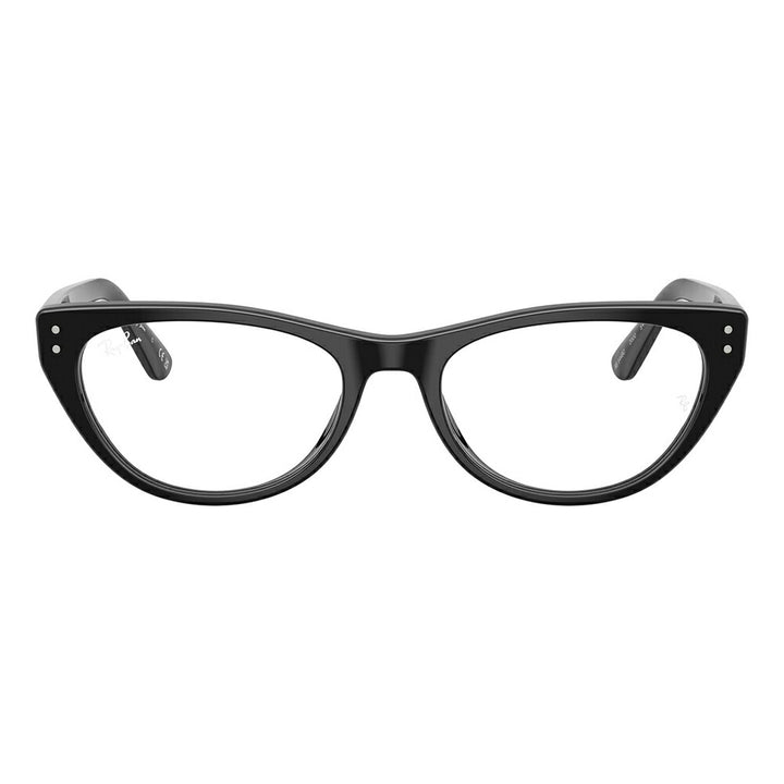 【正規品販売店】度なし1.55レンズ交換+0円 レイバン メガネ フレーム RX5449D 2000 54 Ray-Ban レイバン純正レンズ対応 アジアンデザイン ローブリッジフィット セル キャットアイ レディース 伊達メガネ 眼鏡
