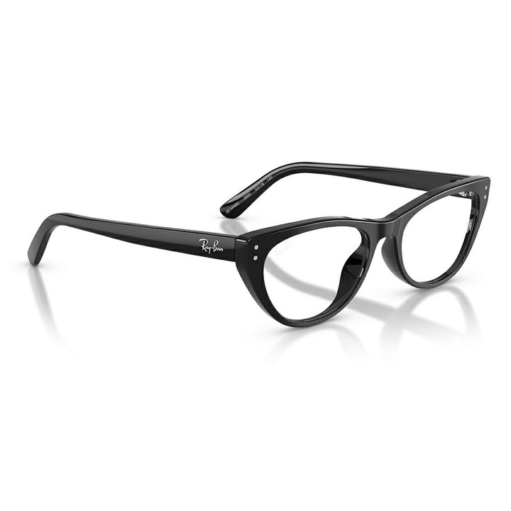 【正規品販売店】度なし1.55レンズ交換+0円 レイバン メガネ フレーム RX5449D 2000 54 Ray-Ban レイバン純正レンズ対応 アジアンデザイン ローブリッジフィット セル キャットアイ レディース 伊達メガネ 眼鏡