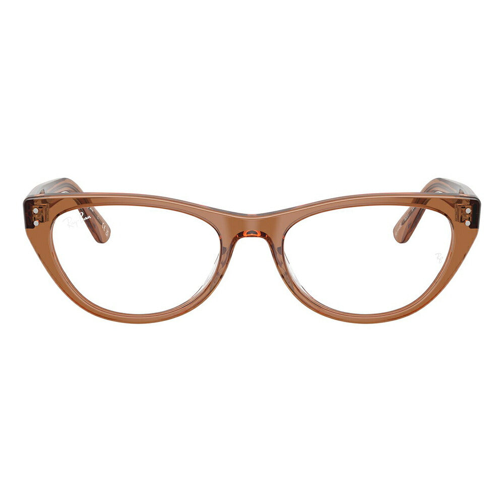 【正規品販売店】度なし1.55レンズ交換+0円 レイバン メガネ フレーム RX5449D 8201 54 Ray-Ban レイバン純正レンズ対応 アジアンデザイン ローブリッジフィット セル キャットアイ レディース 伊達メガネ 眼鏡