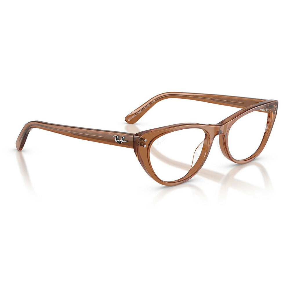 【正規品販売店】度なし1.55レンズ交換+0円 レイバン メガネ フレーム RX5449D 8201 54 Ray-Ban レイバン純正レンズ対応 アジアンデザイン ローブリッジフィット セル キャットアイ レディース 伊達メガネ 眼鏡