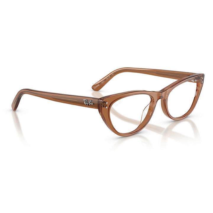 【正規品販売店】度なし1.55レンズ交換+0円 レイバン メガネ フレーム RX5449D 8201 54 Ray-Ban レイバン純正レンズ対応 アジアンデザイン ローブリッジフィット セル キャットアイ レディース 伊達メガネ 眼鏡