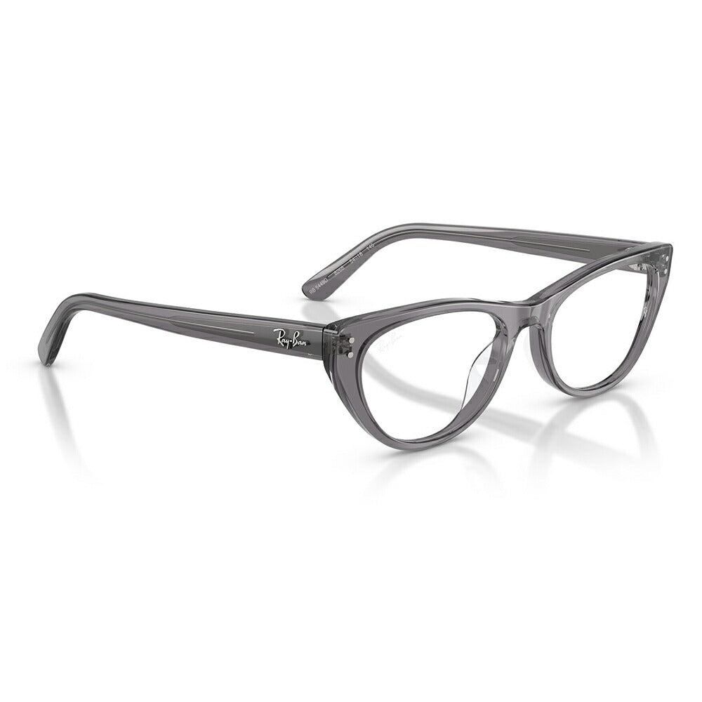 【正規品販売店】度なし1.55レンズ交換+0円 レイバン メガネ フレーム RX5449D 8268 54 Ray-Ban レイバン純正レンズ対応 アジアンデザイン ローブリッジフィット セル キャットアイ レディース 伊達メガネ 眼鏡