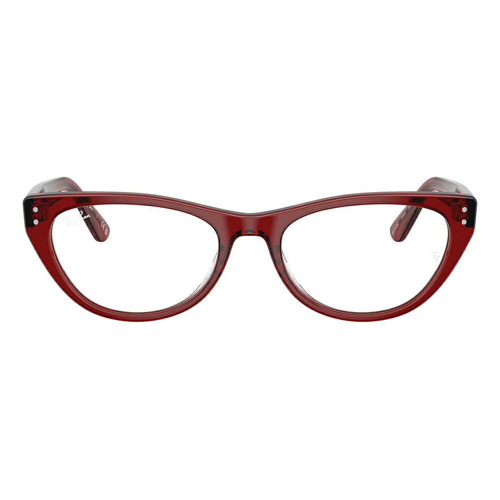 【正規品販売店】度なし1.55レンズ交換+0円 レイバン メガネ フレーム RX5449D 8464 54 Ray-Ban レイバン純正レンズ対応 アジアンデザイン ローブリッジフィット セル キャットアイ レディース 伊達メガネ 眼鏡