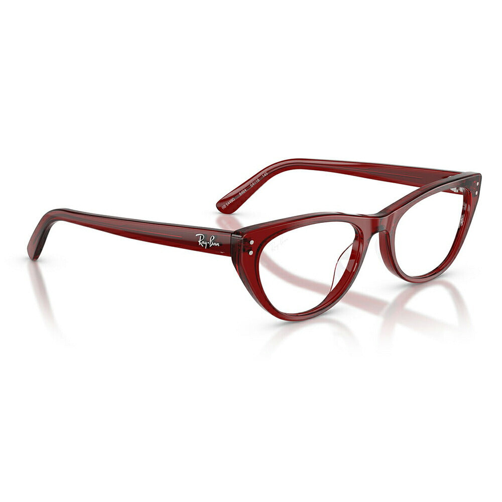 【正規品販売店】度なし1.55レンズ交換+0円 レイバン メガネ フレーム RX5449D 8464 54 Ray-Ban レイバン純正レンズ対応 アジアンデザイン ローブリッジフィット セル キャットアイ レディース 伊達メガネ 眼鏡