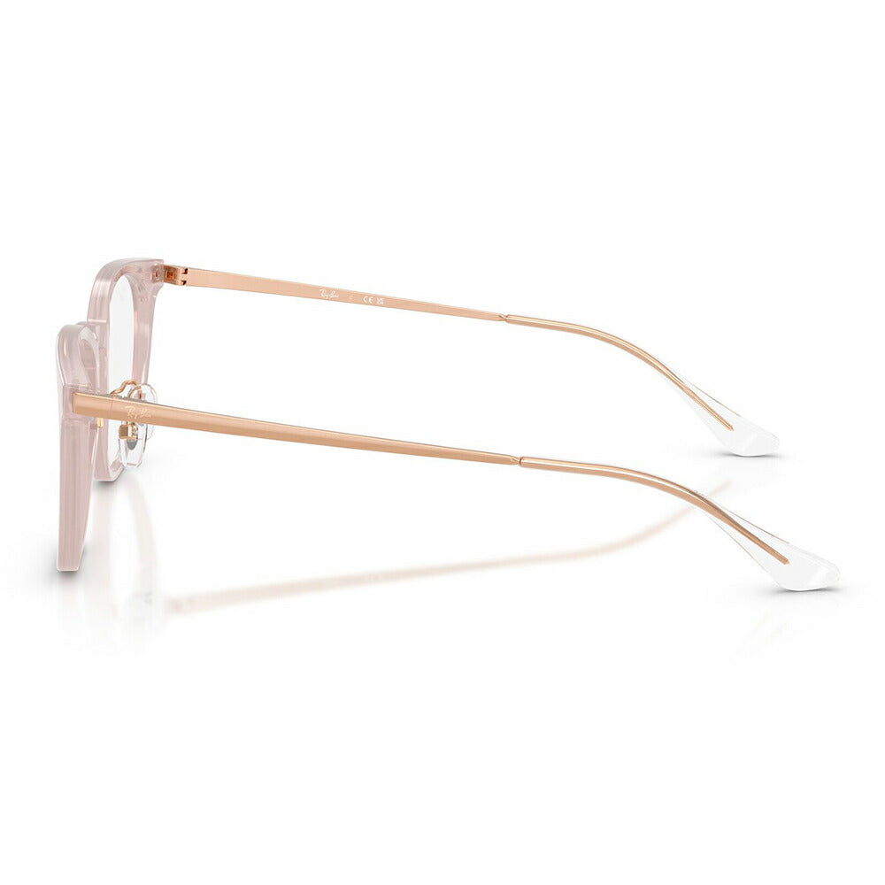 【正規品販売店】度なし1.55レンズ交換+0円 レイバン メガネ フレーム RX5453D 8438 52 Ray-Ban レイバン純正レンズ対応 アジアンデザイン ローブリッジフィット コンビ スクエア メンズ レディース 伊達メガネ 眼鏡