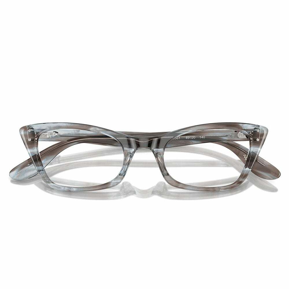 【正規品販売店】度なし1.55レンズ交換+0円 レイバン メガネ フレーム RX5499 8361 49 51 Ray-Ban レイバン純正レンズ対応 バーバンクファミリー Lady burbank キャット フォックス セル フルリム レディース