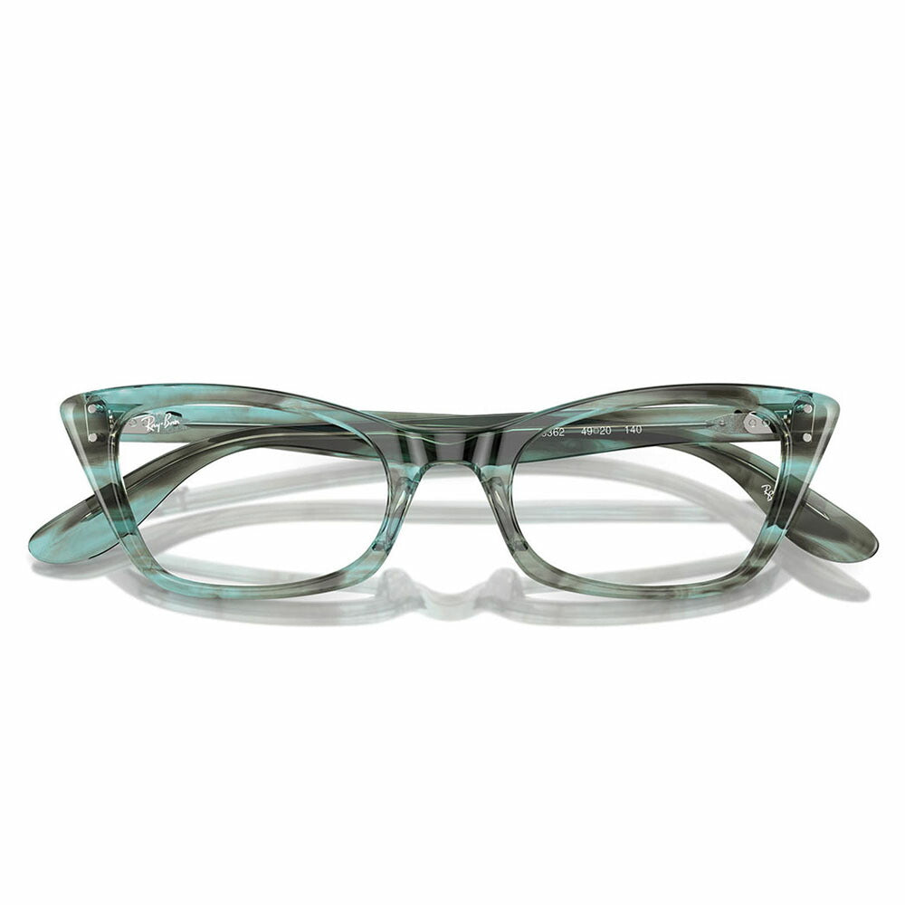 【正規品販売店】度なし1.55レンズ交換+0円 レイバン メガネ フレーム RX5499 8362 49 51 Ray-Ban レイバン純正レンズ対応 バーバンクファミリー Lady burbank キャット フォックス セル フルリム レディース