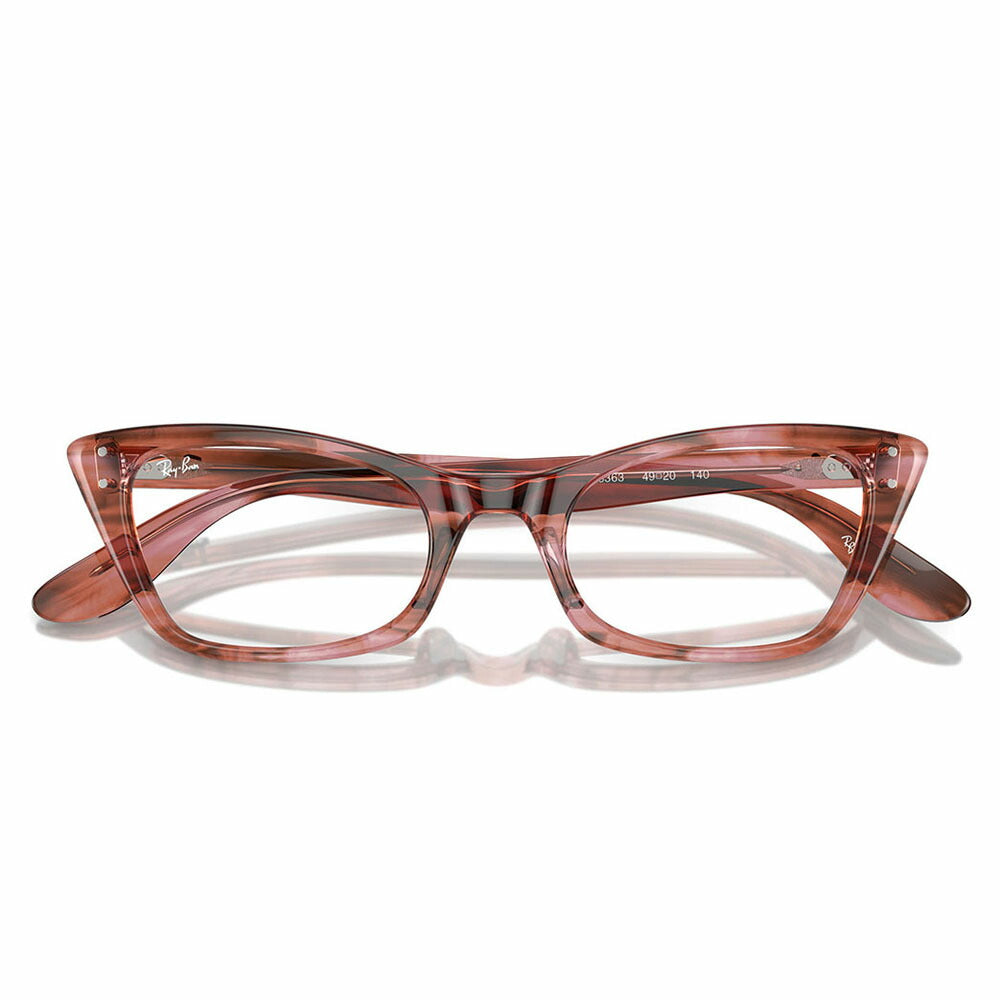 【正規品販売店】度なし1.55レンズ交換+0円 レイバン メガネ フレーム RX5499 8363 49 51 Ray-Ban レイバン純正レンズ対応 バーバンクファミリー Lady burbank キャット フォックス セル フルリム レディース