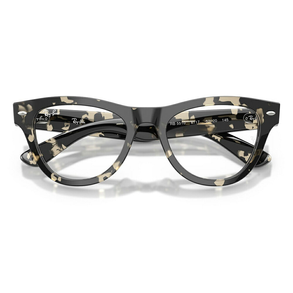 【正規品販売店】度なし1.55レンズ交換+0円 レイバン メガネ フレーム RX5510 8117 50 52 Ray-Ban レイバン純正レンズ対応 SKYLER スカイラー パントス セル レディース