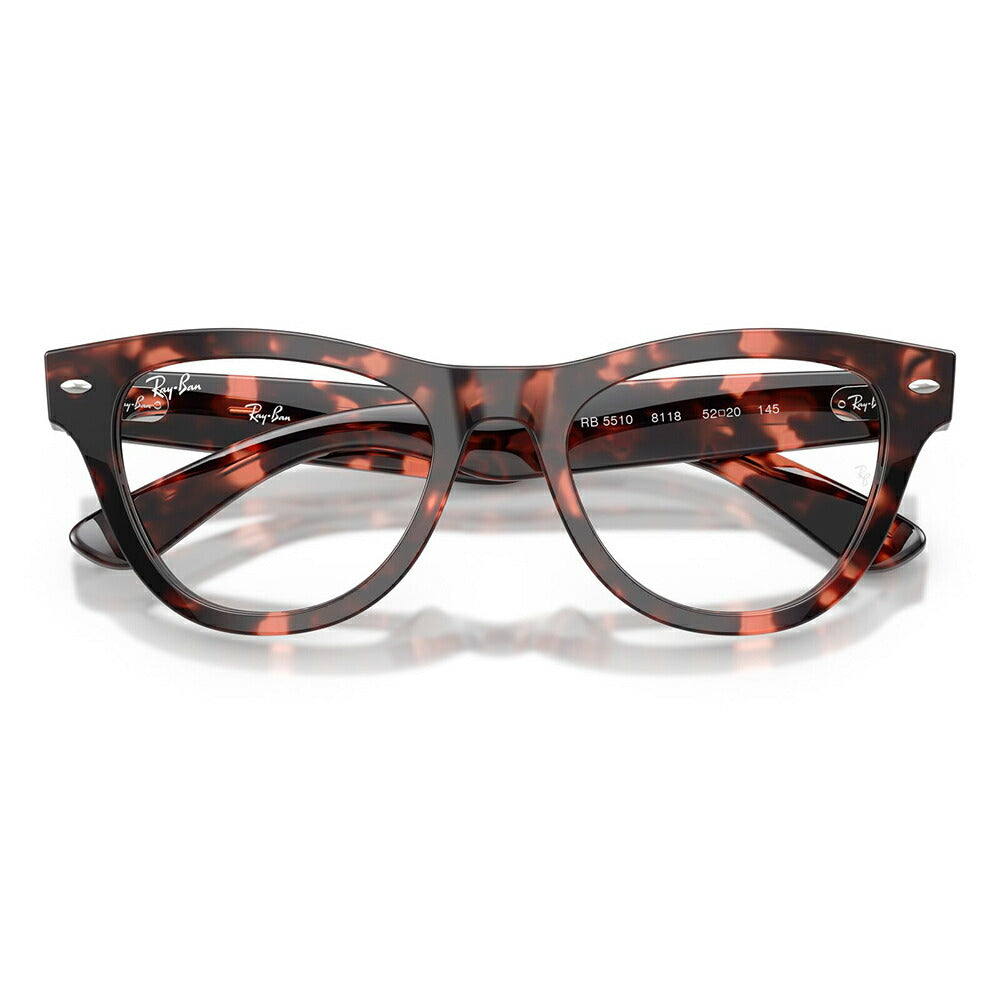 【正規品販売店】度なし1.55レンズ交換+0円 レイバン メガネ フレーム RX5510 8118 50 52 Ray-Ban レイバン純正レンズ対応 SKYLER スカイラー パントス セル レディース